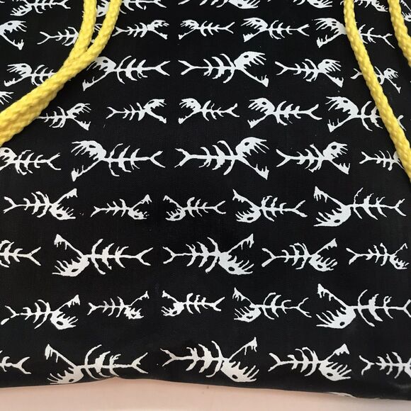 NEW Disney Nightmare Before Christmas Jack Pull String Bag Zip Pocket Backpack - Picture 7 of 9